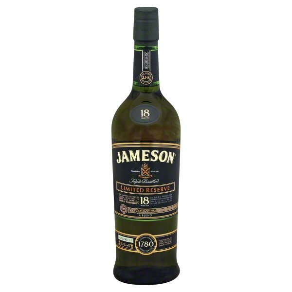 Jameson Irish Whiskey 18Yrs, 750 Ml Bourbon Whiskey 750mL