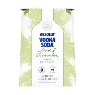 ABSOLUT VODKA SODA
LIME & CUCUMBER 4ml