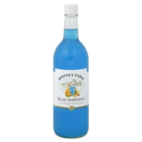 Boones Farmapple Wine - Blue Hawaiian