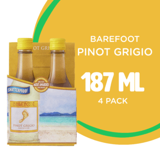 Barefoot Pinot Grigio 4Pk Bottles